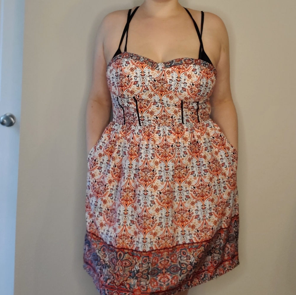 patterned summer dress